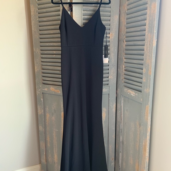 NWT Lulus Black maxi dress - Picture 3 of 4